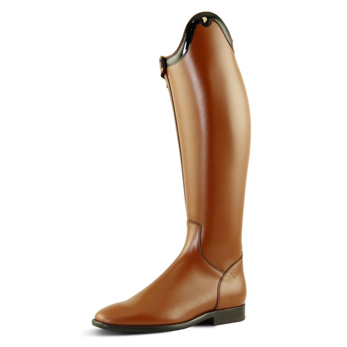 Cool riding boots Petrie Bergamo with Rand in navy cognac brown or black