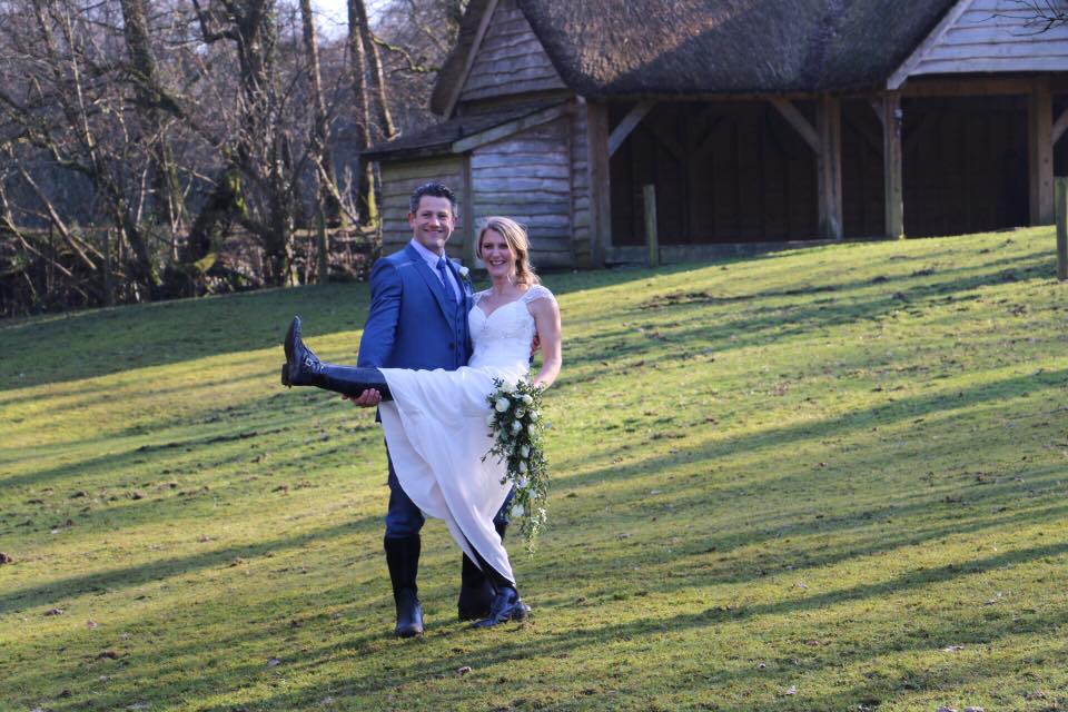 Hayley Watson-Greaves gets married wearing her Petrie Riding Boots